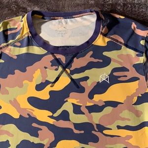 Rawgear BMFIT Camo Gym T Shirt Size M